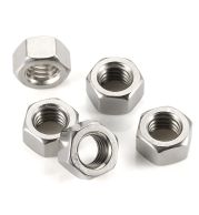 Stainless Steel Nuts 6–32 mm – Complete Range of Rust-Free SS Hex Nuts for Stainless Bolts and Rods, Ideal for Marine, Chemical, Food Processing and Outdoor Installations